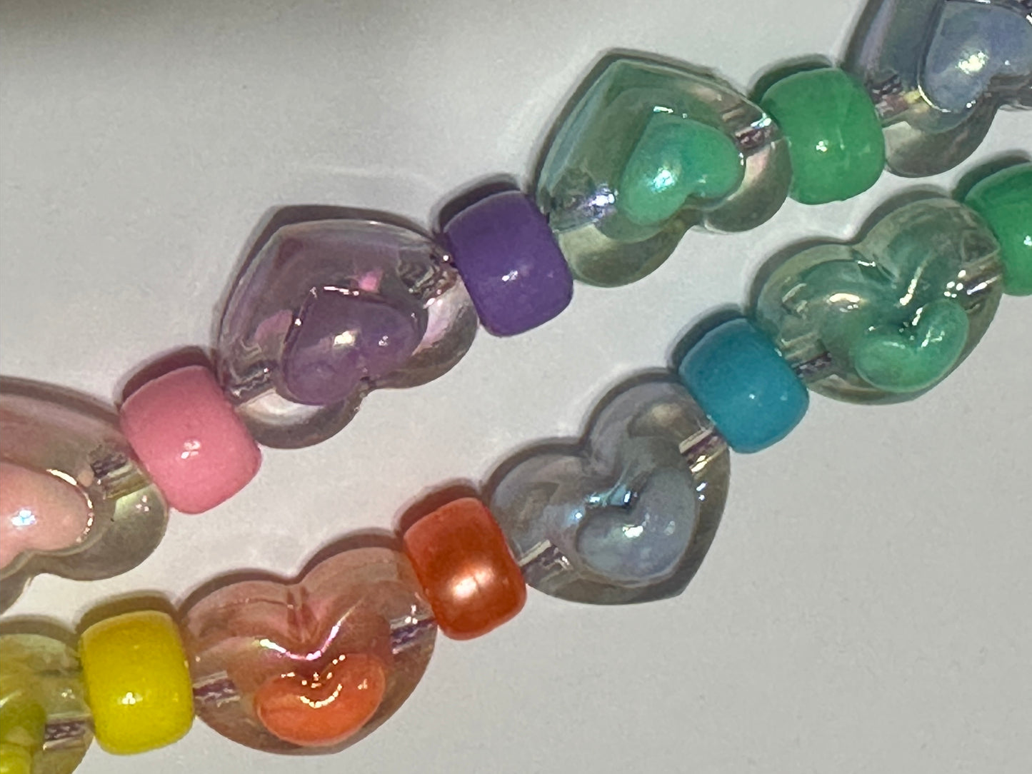 Heart Rainbow Phone Strap