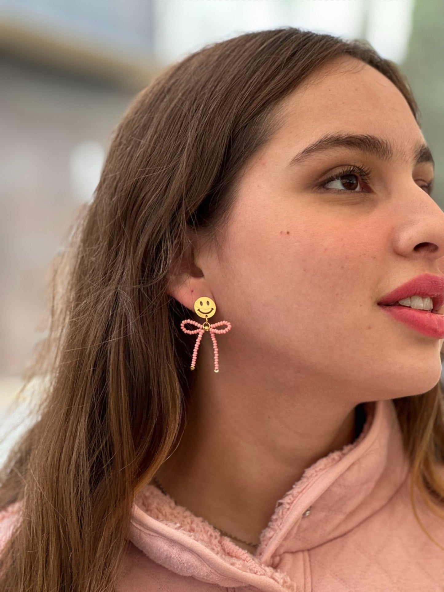 Smiley Coquette Earrings