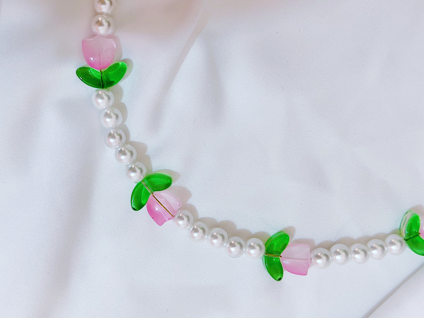 Tulipan Pink Necklace