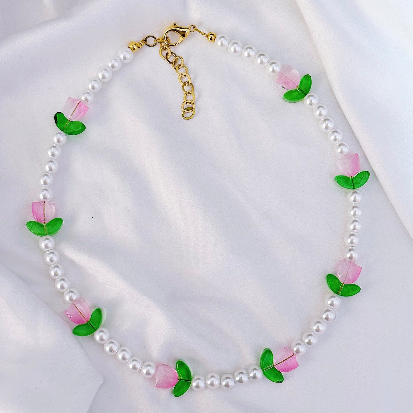 Tulipan Pink Necklace
