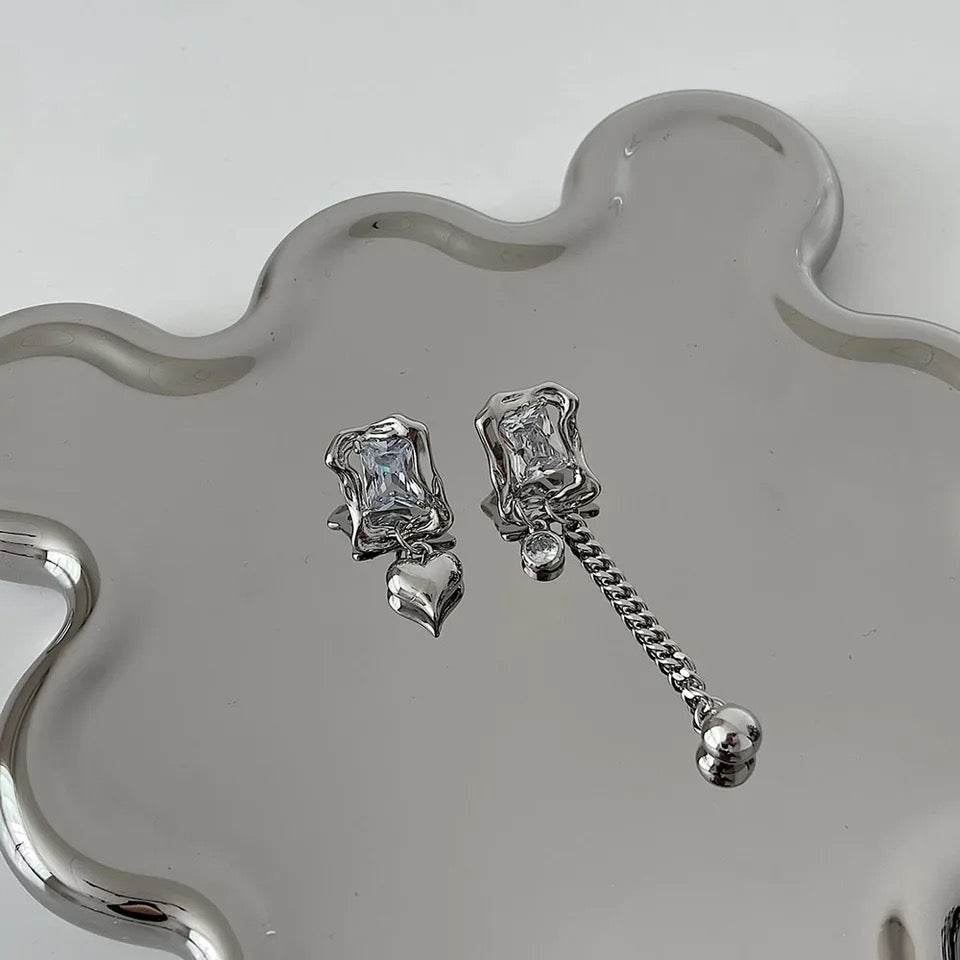 Desigual Silver Earrings