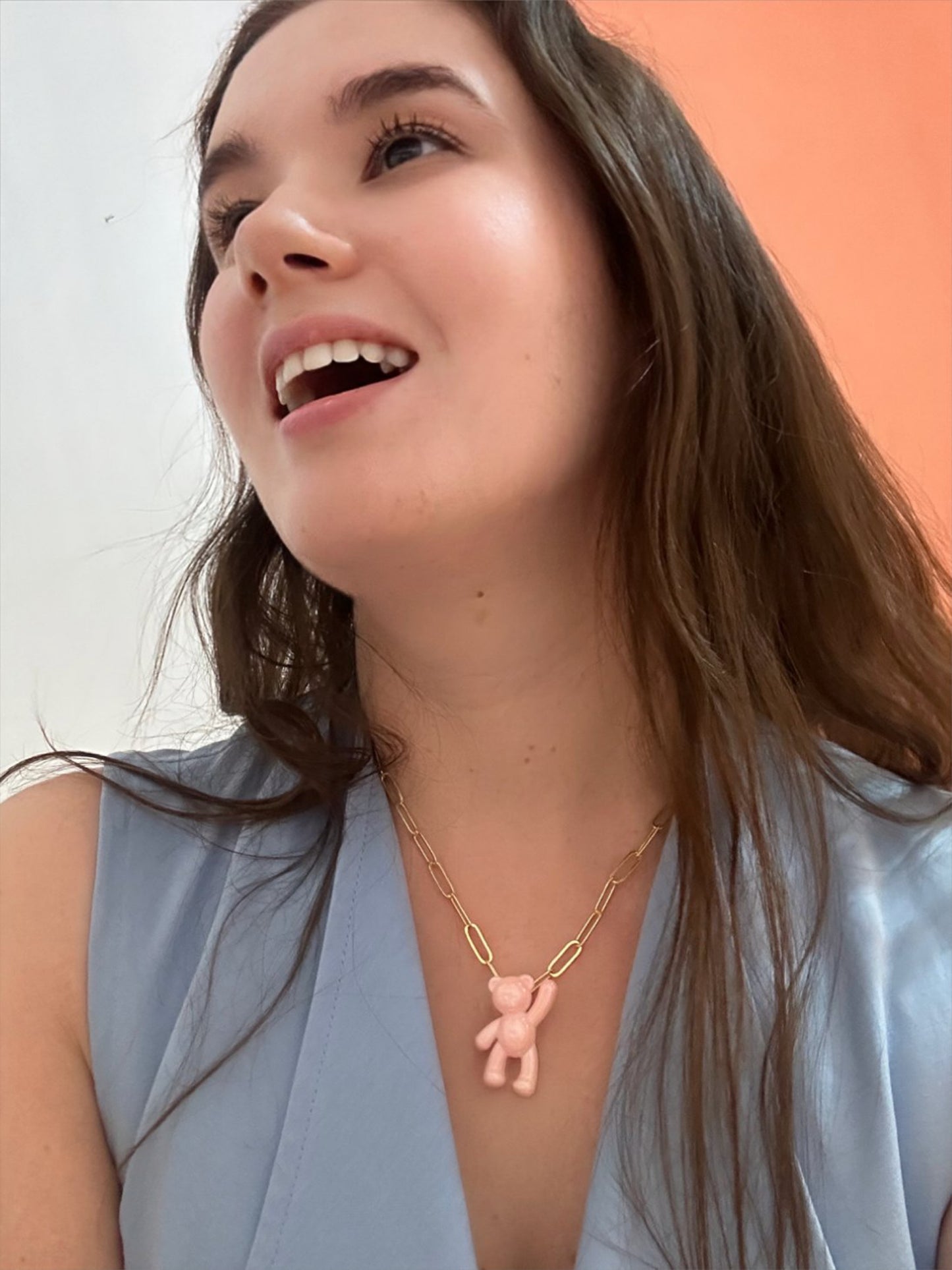 Gurl Bear Chain Necklace