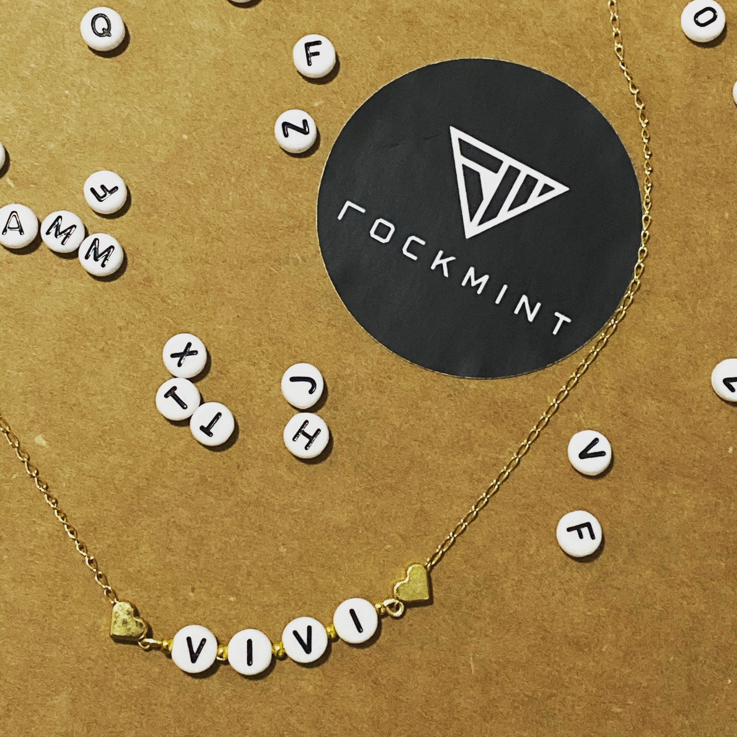 Custom Lettering Necklace - ROCKmint