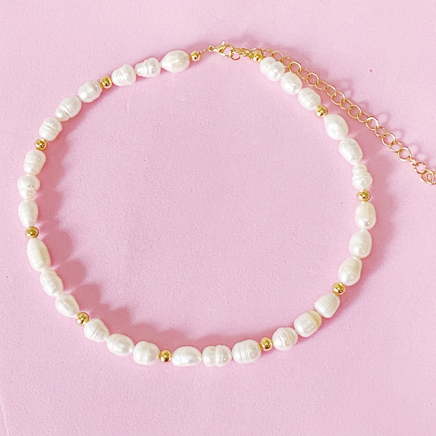 Basic Pearl Choker con o sin inicial - ROCKmint