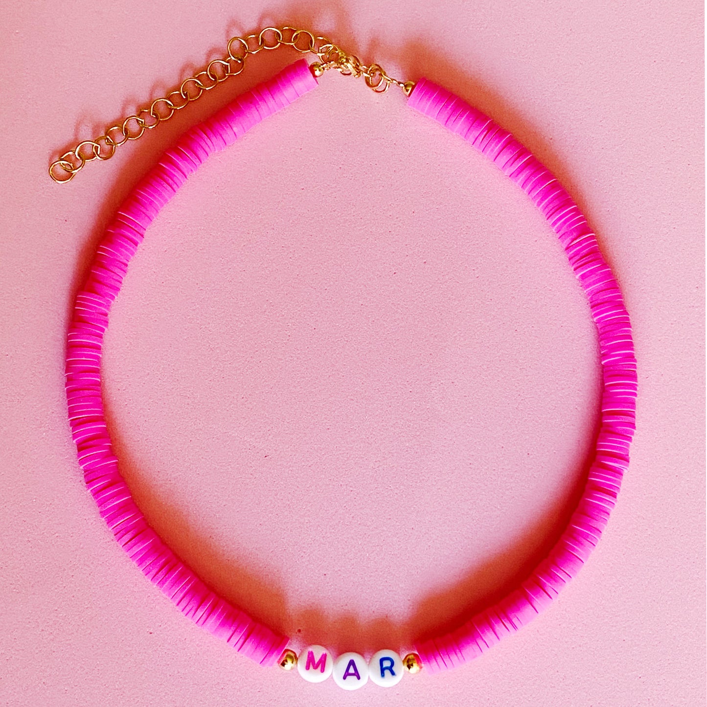 Hot Pink Custom Necklace - ROCKmint