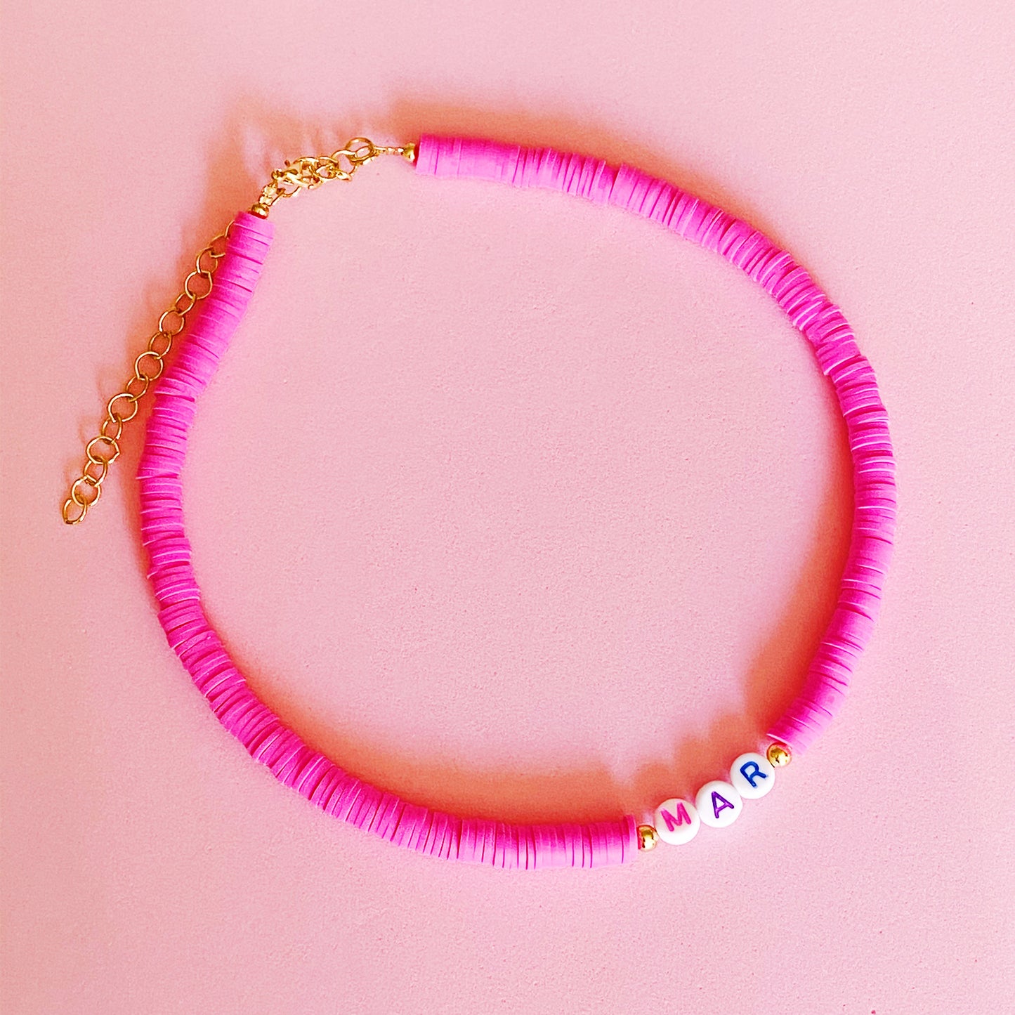 Hot Pink Custom Necklace - ROCKmint