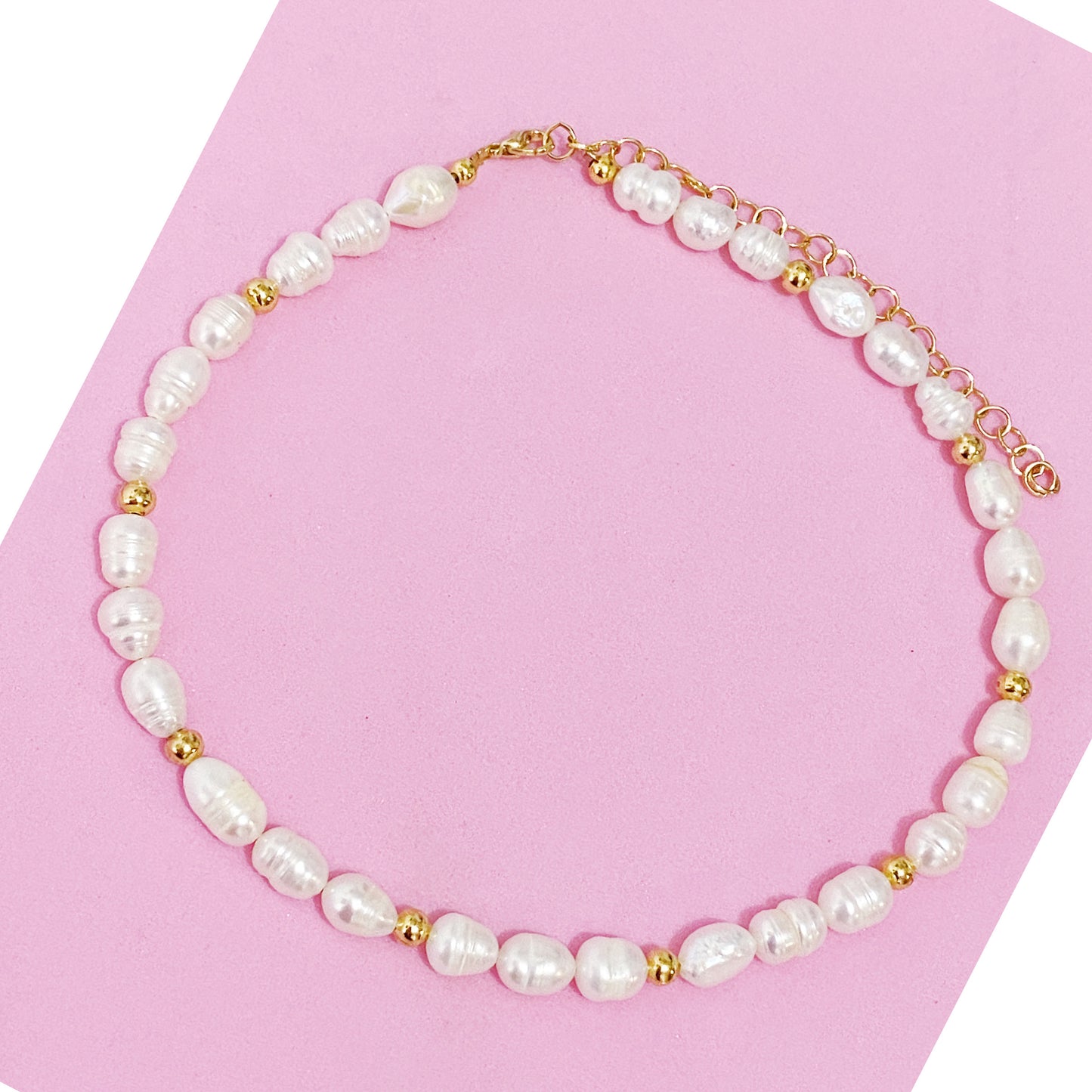 Basic Pearl Choker con o sin inicial - ROCKmint