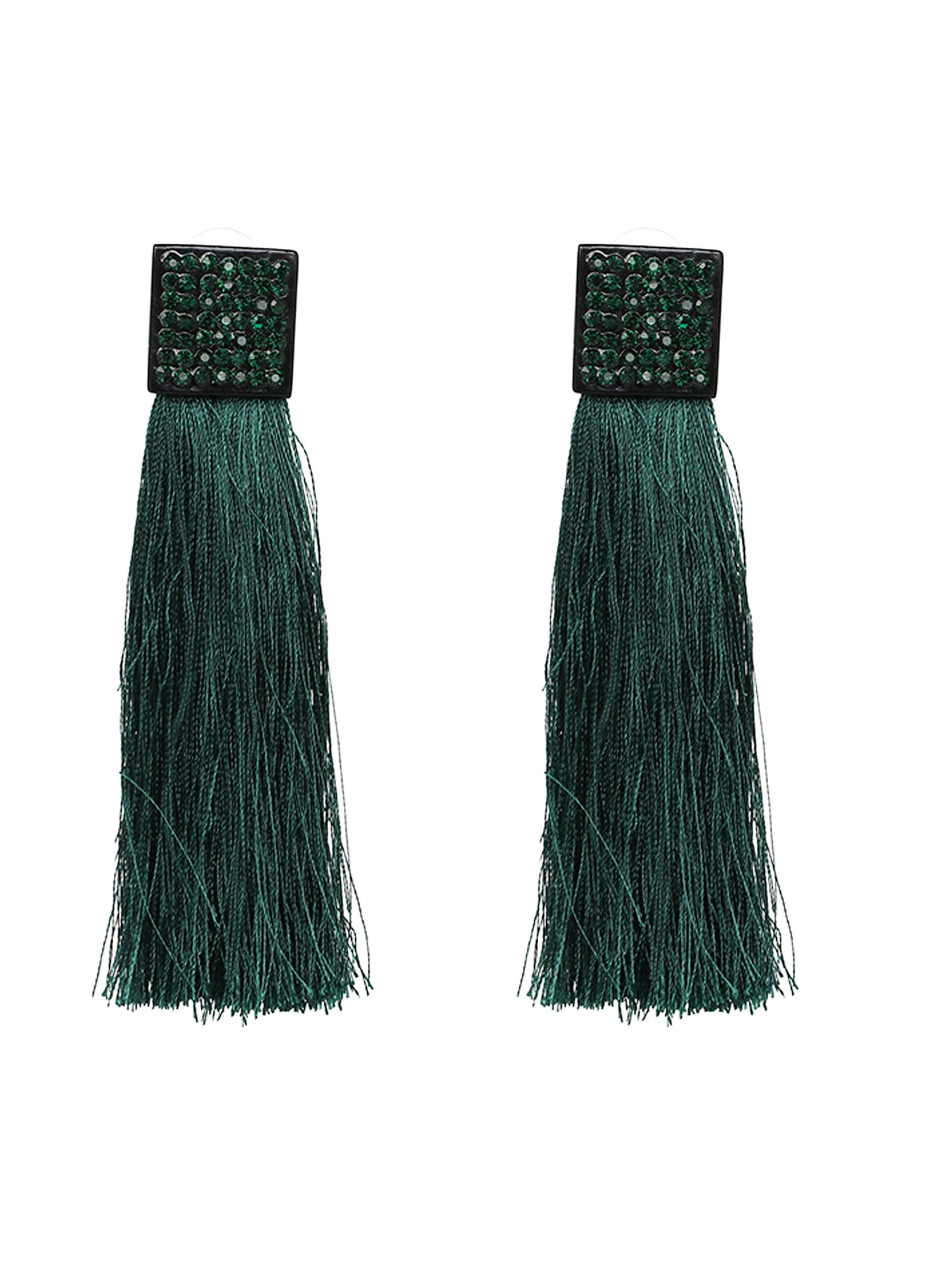 GREEN SQ EARRINGS - ROCKmint