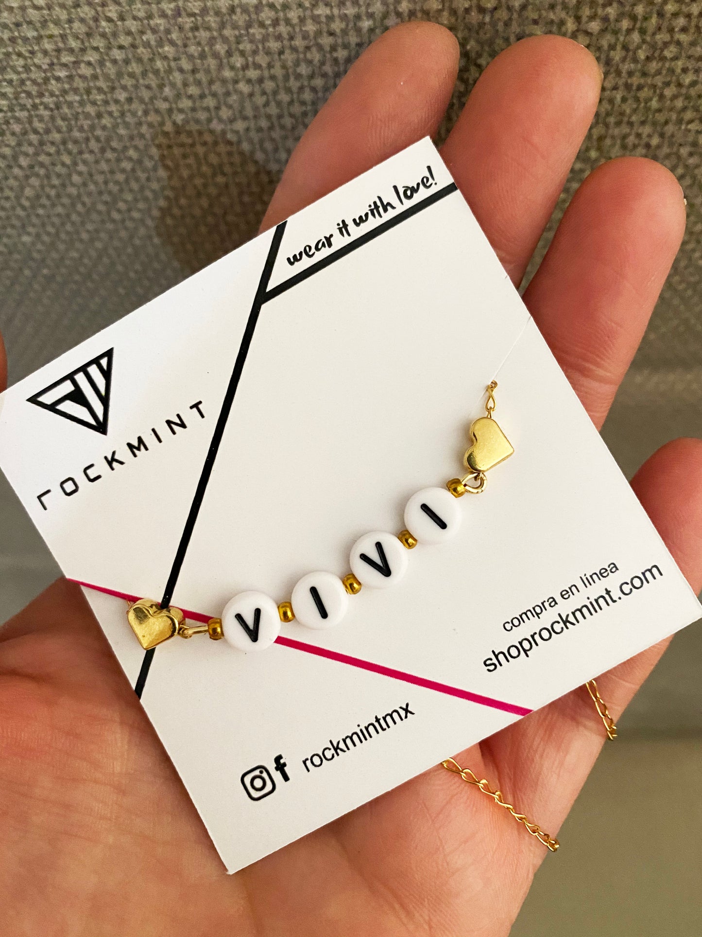 Custom Lettering Necklace - ROCKmint