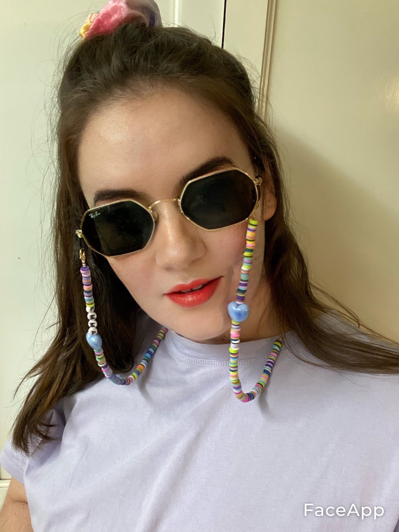 Blue Cadena Lentes y Cubrebocas - ROCKmint