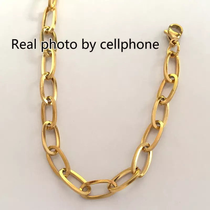 Oval Basic Chain Nacklace - ROCKmint
