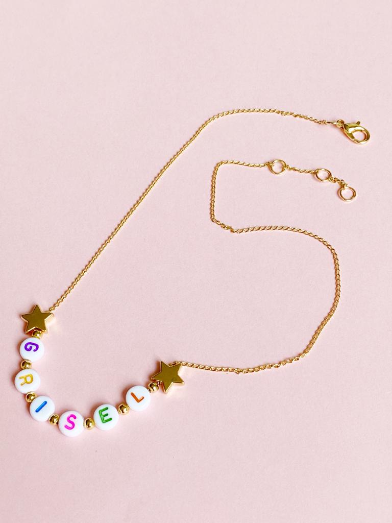 Color Letter Necklace - ROCKmint