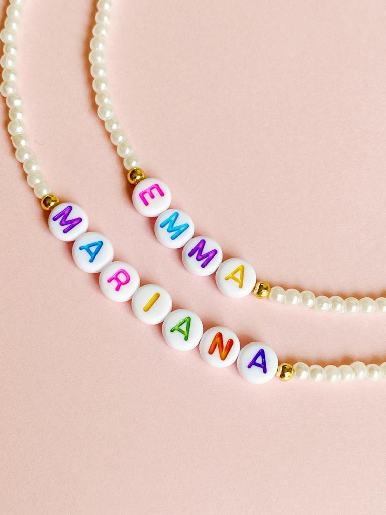 Pearl Color Custom Necklace - ROCKmint