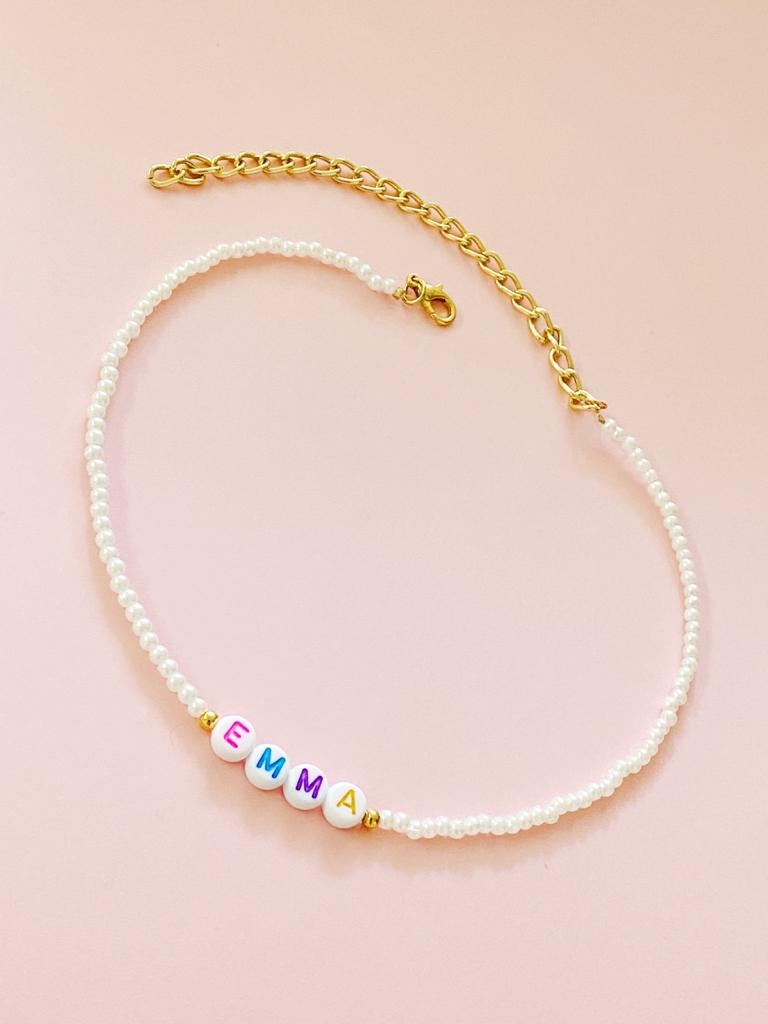 Pearl Color Custom Necklace - ROCKmint