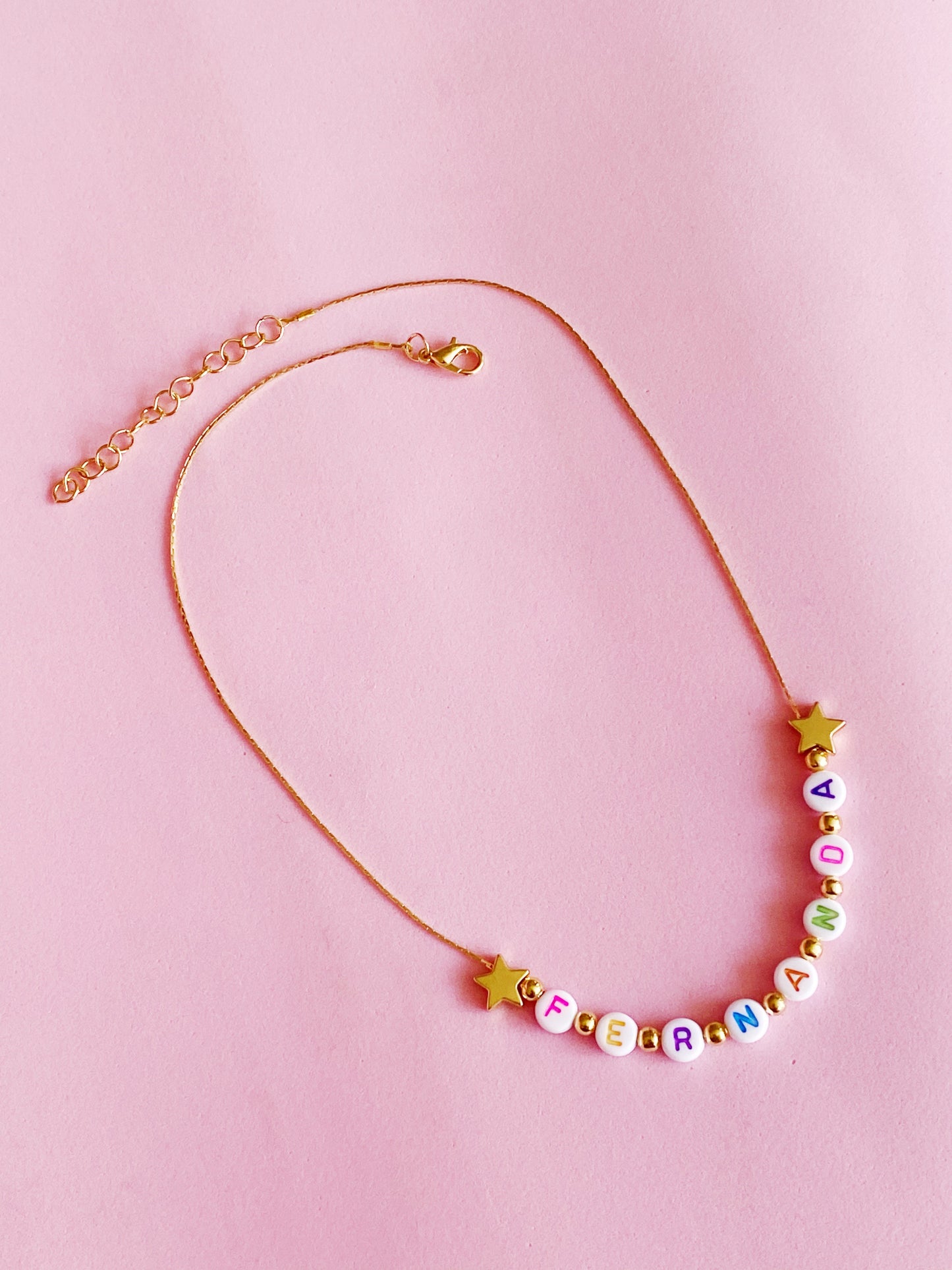 Color Letter Necklace - ROCKmint