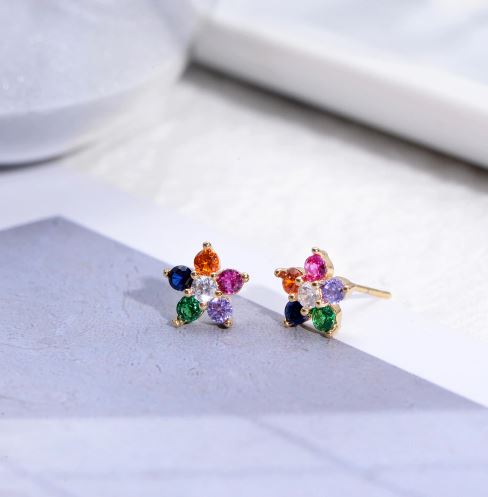 Florstud Earrings - ROCKmint