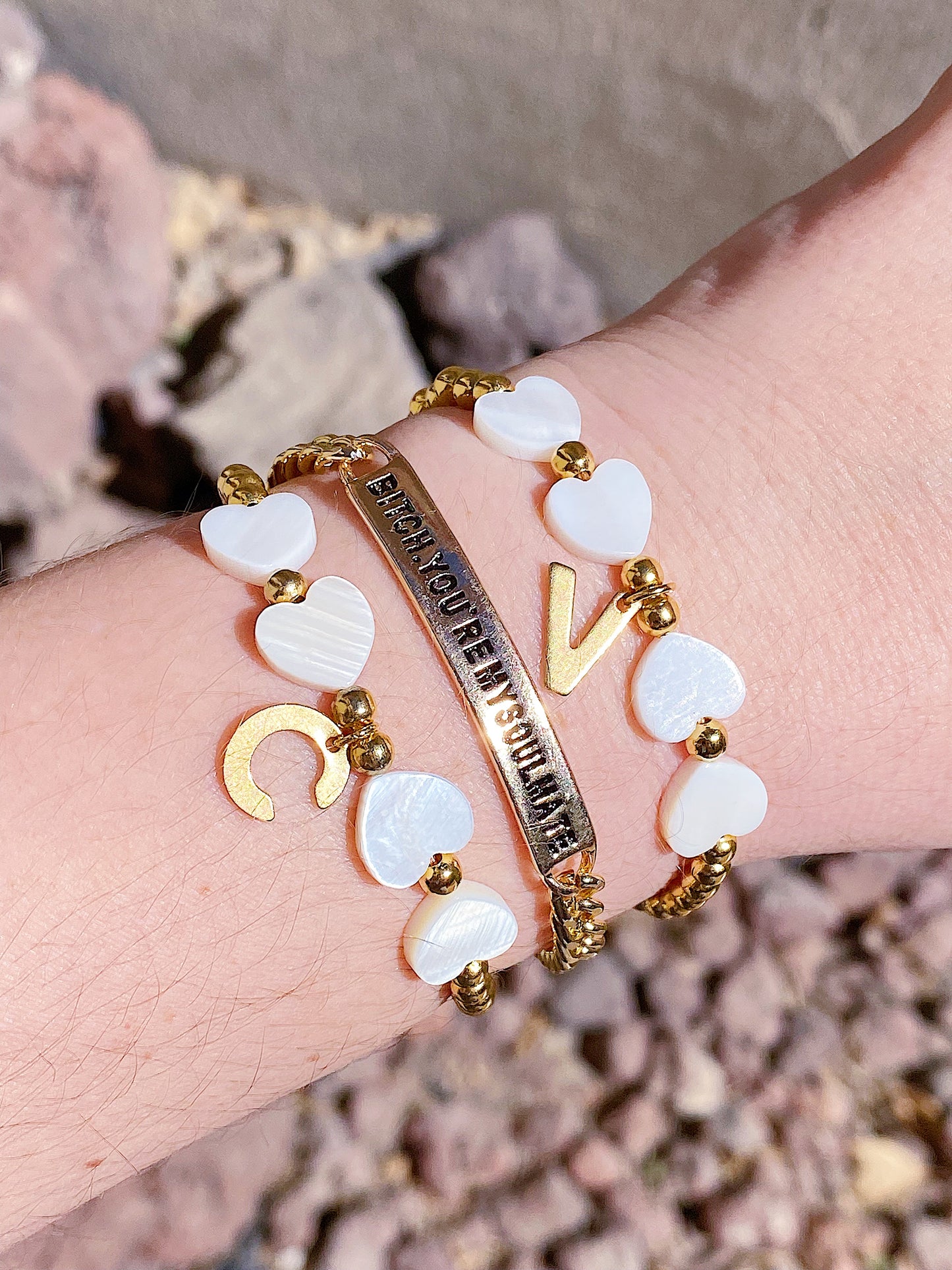 Bff Pearl Bracelet