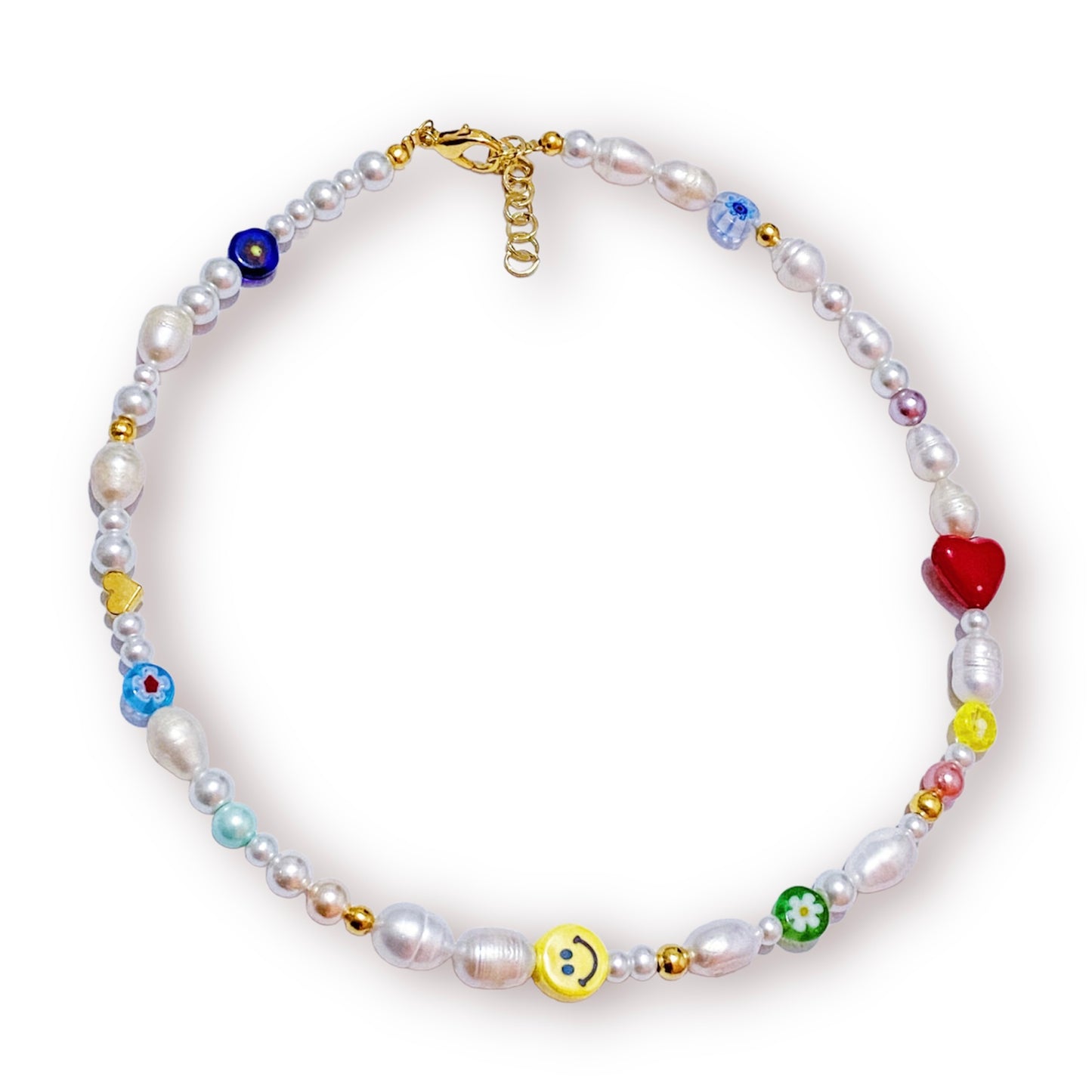 Bad Bunny Smiley Necklace