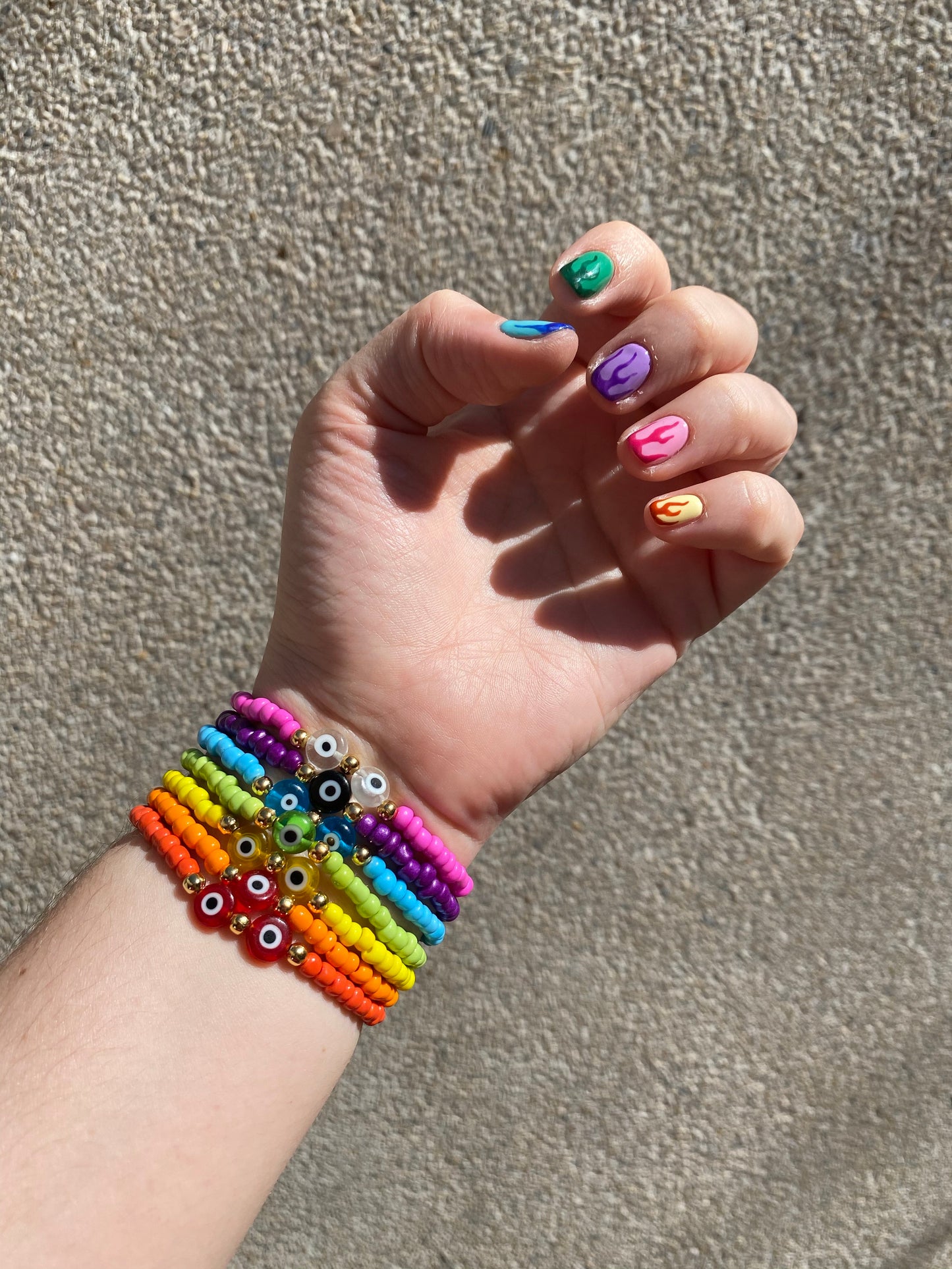 Colorfull crystaleye set bracelet - ROCKmint