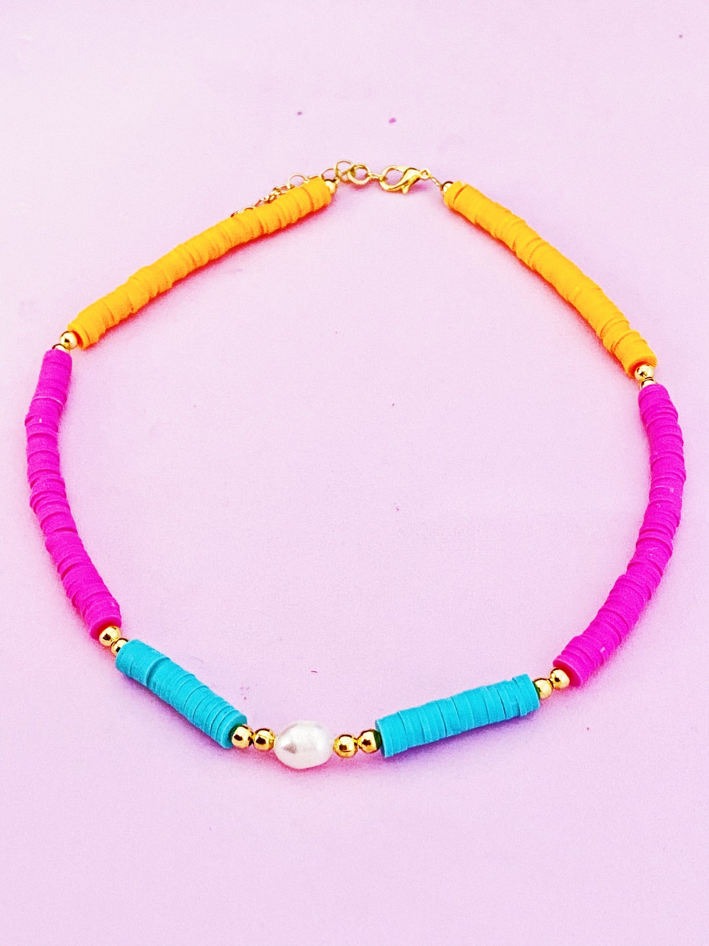 3Color Pearl Necklace - ROCKmint