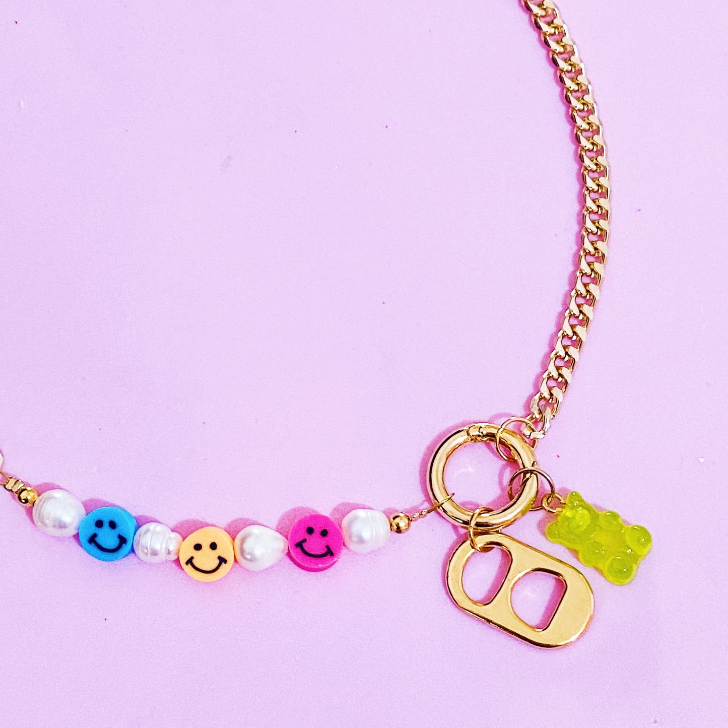 Pop Smiley Necklace - ROCKmint