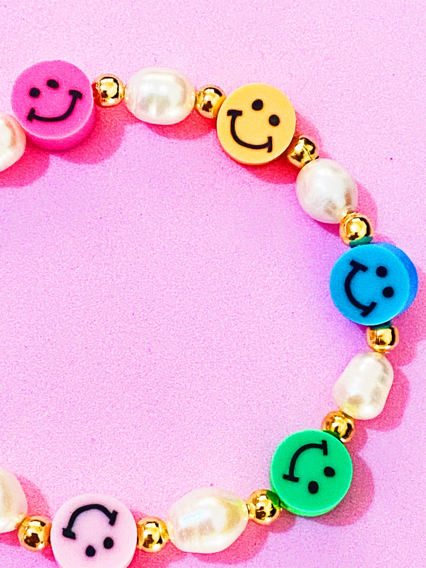 Smiley Freshwater pearl Bracelet - ROCKmint