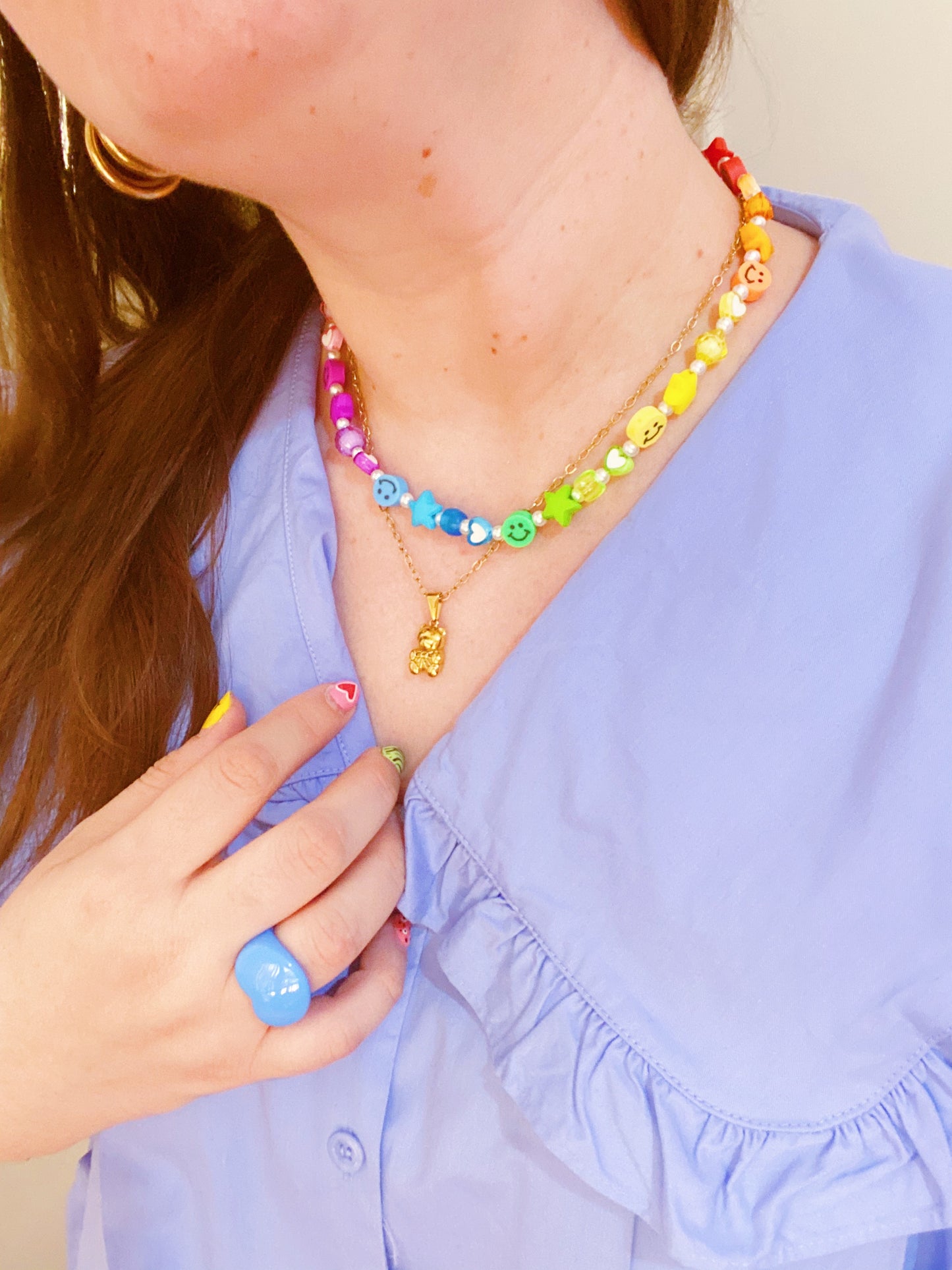 Smiley Rainbow Necklace - ROCKmint