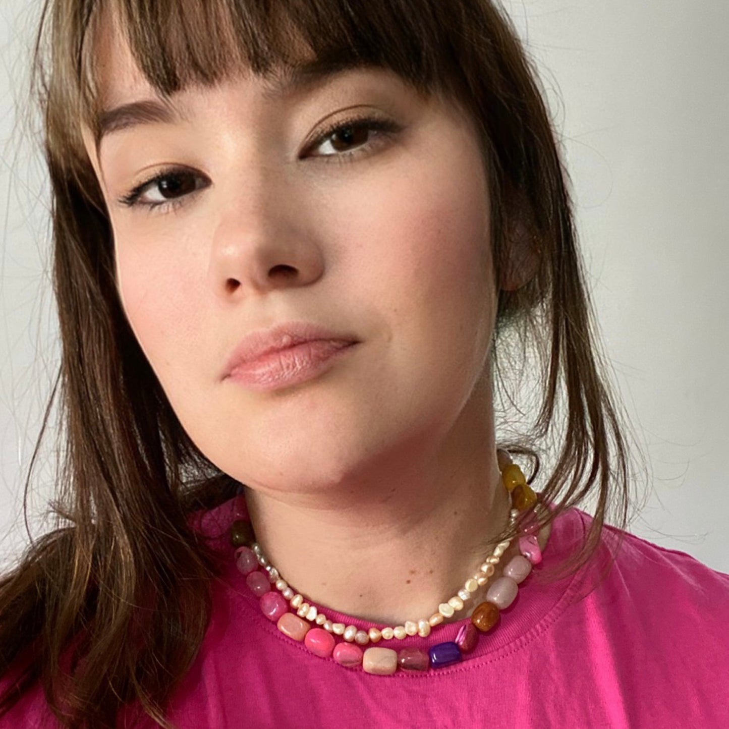 Pinky Stone Necklace - ROCKmint