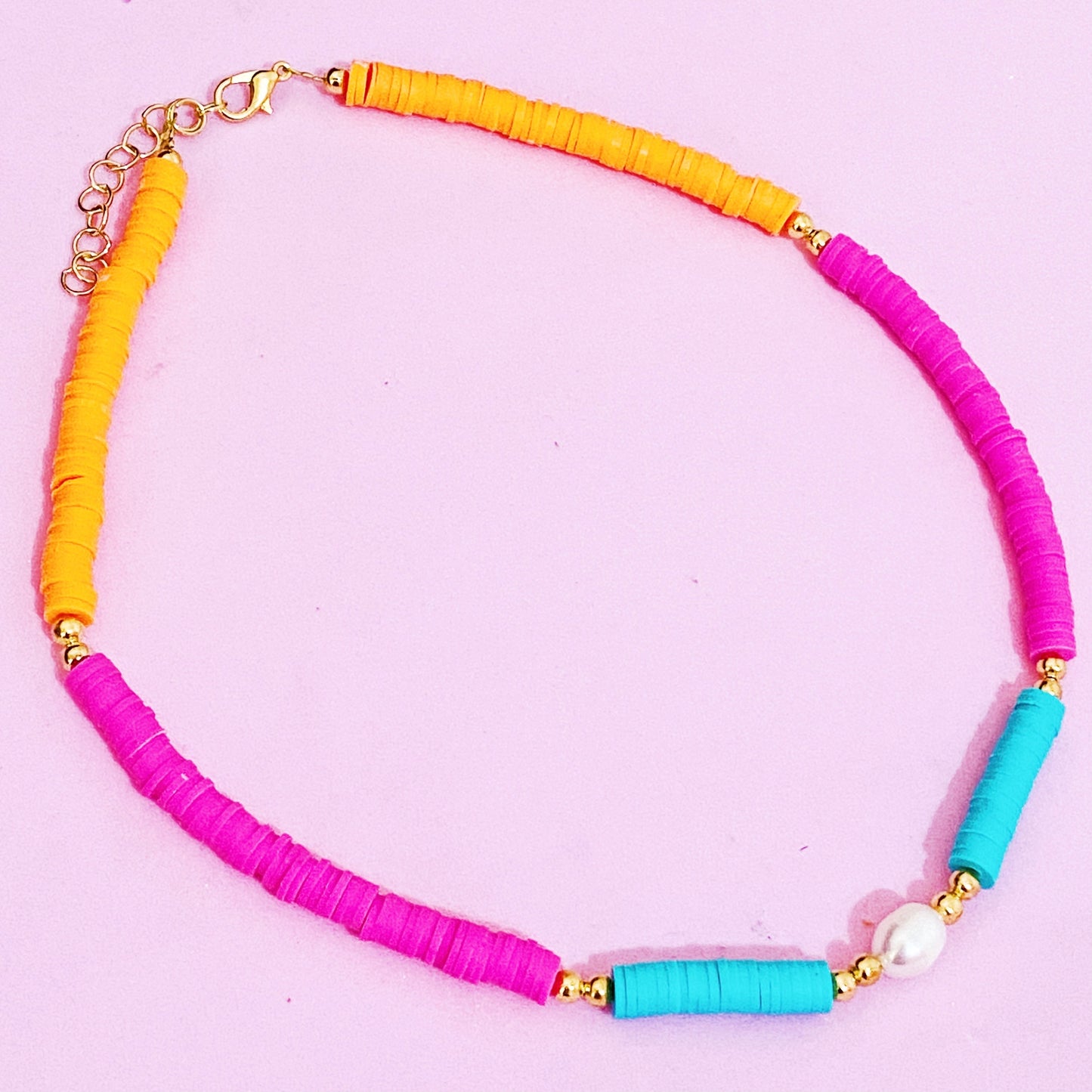 3Color Pearl Necklace - ROCKmint
