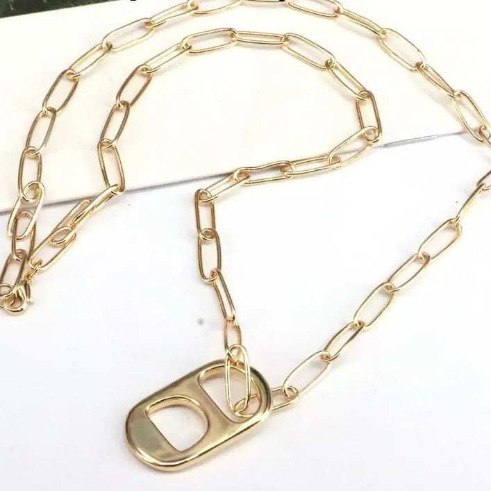 Gold Anilla de Lata Necklace - ROCKmint