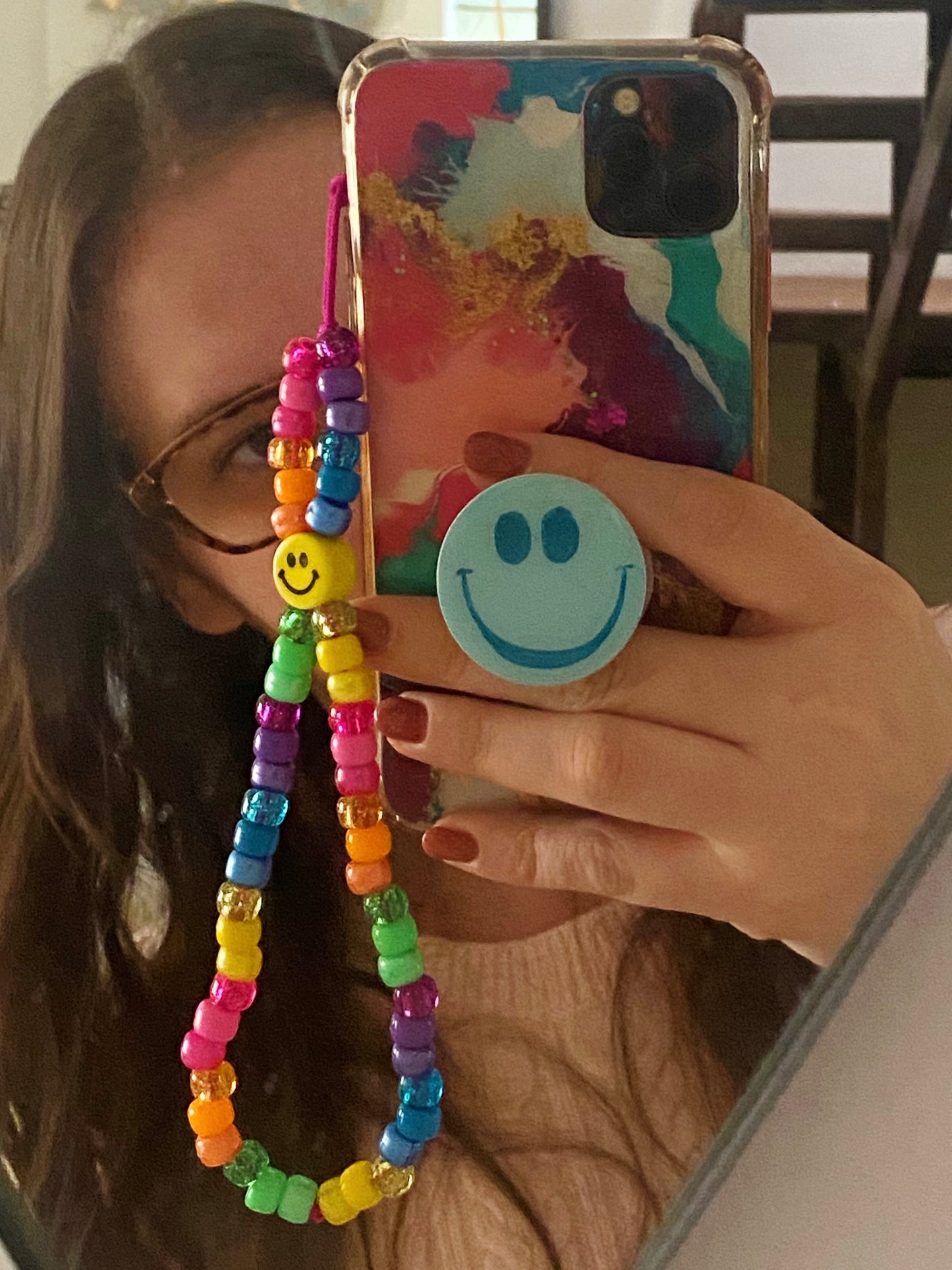 Smiley XL Phone Strap