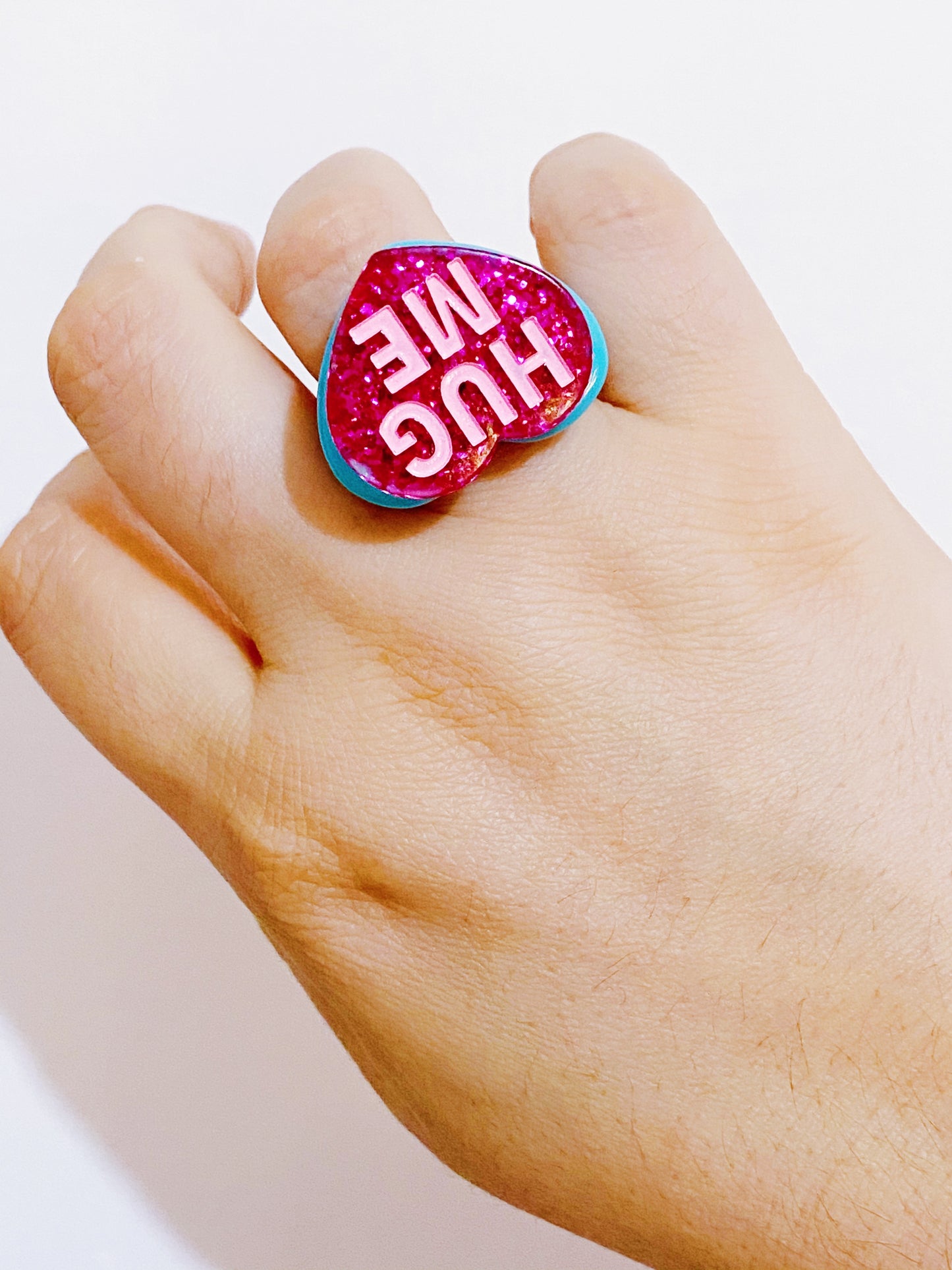Chunky Aqua HM Ring - ROCKmint