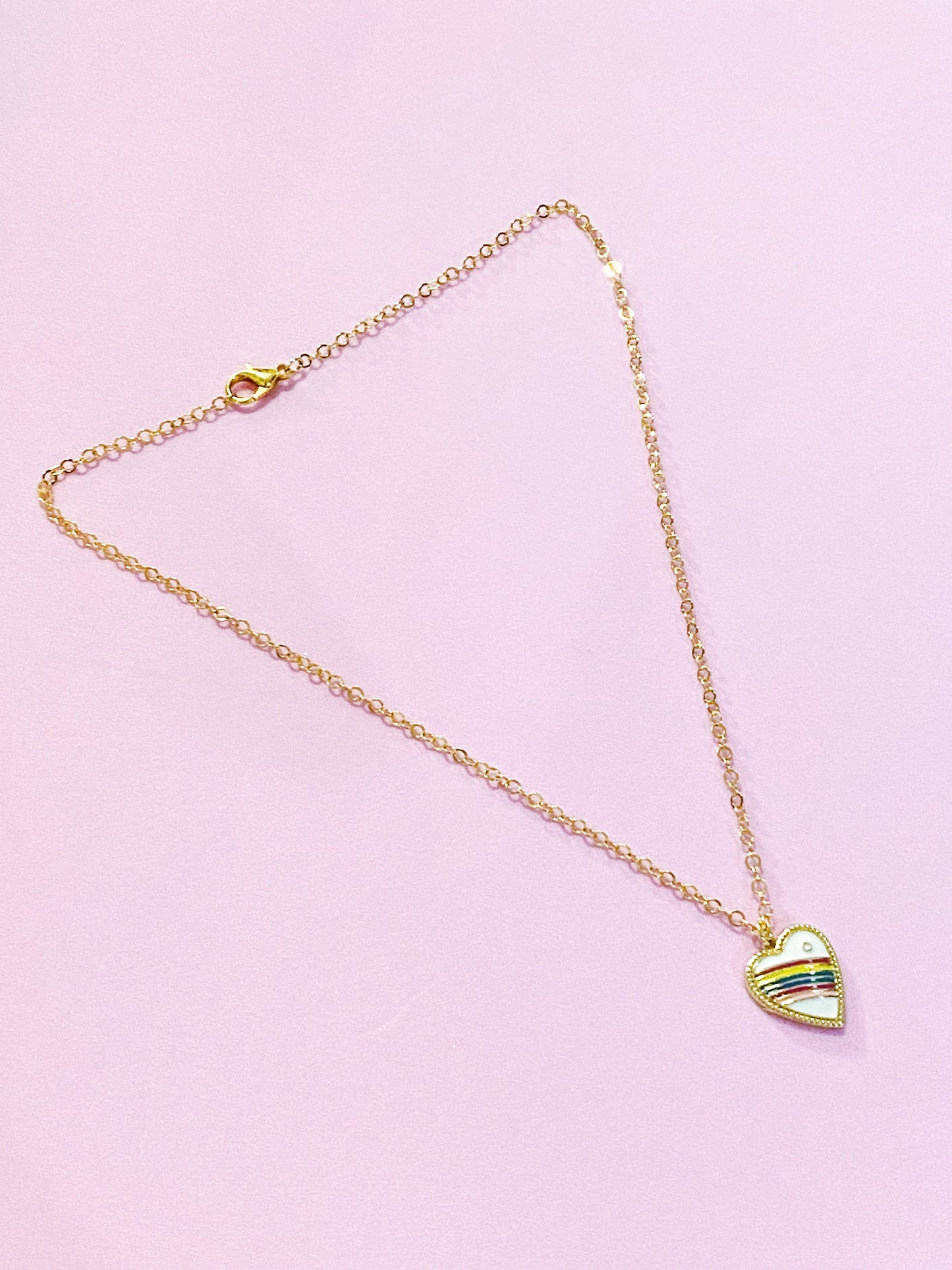 Rainbow Heart Necklace - ROCKmint