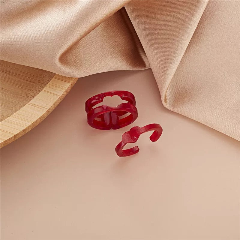 Bff Red Heart Ring - ROCKmint