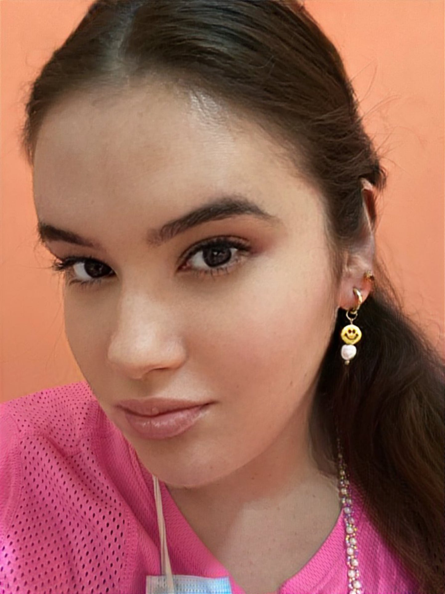 Smiley Hoops Earrings - ROCKmint