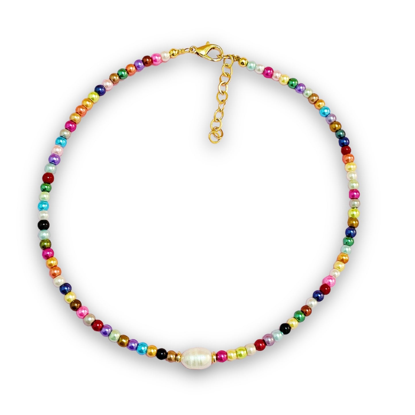 Bff Color Pearl Necklace