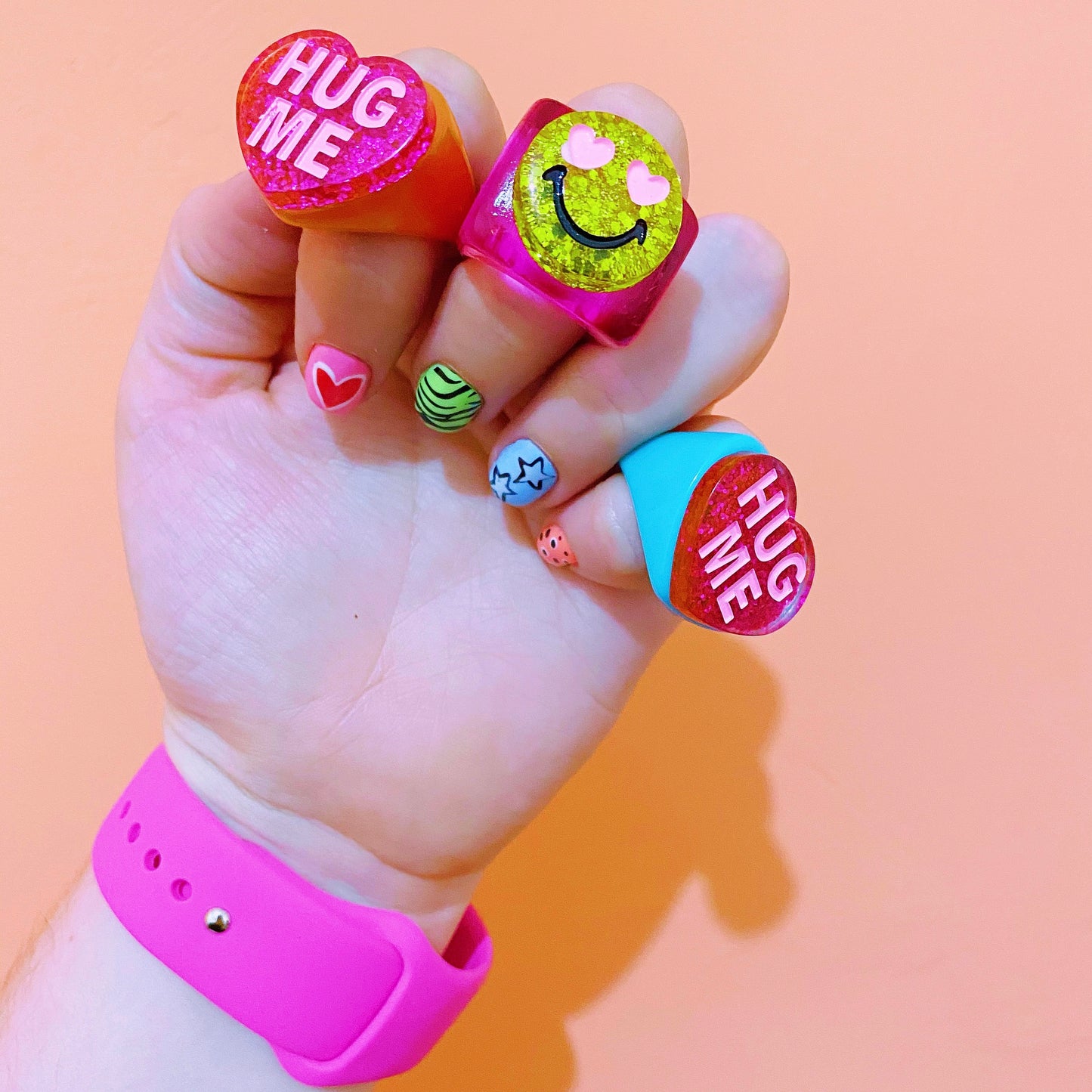 Chunky Smiley Ring - ROCKmint