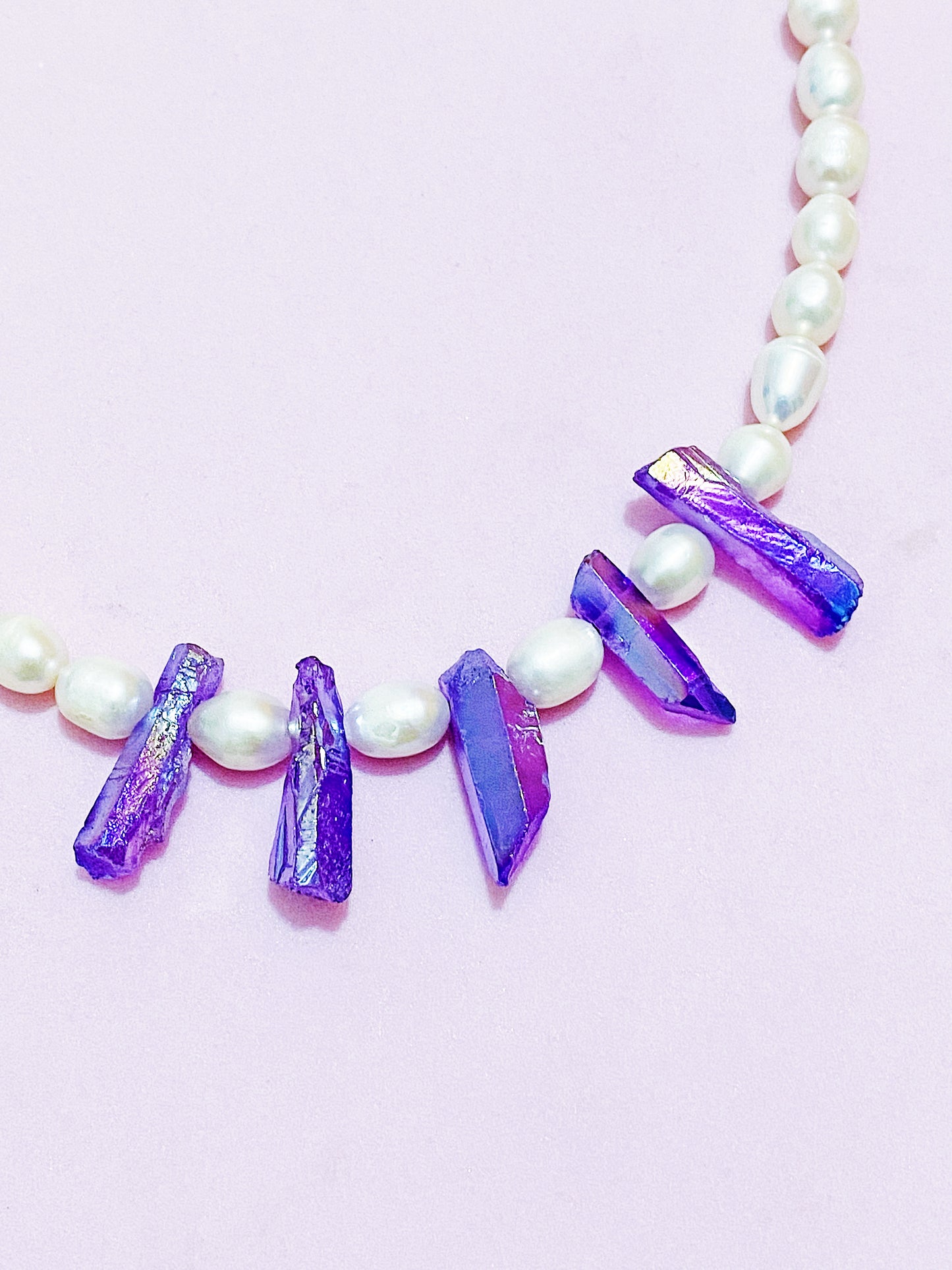 Purple Quartz Neckace