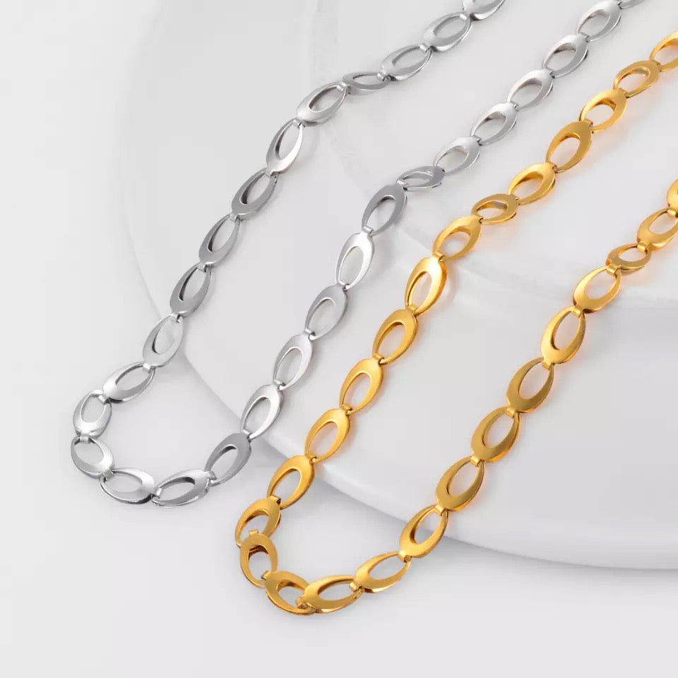 Gold Mini Ovals Chain - ROCKmint
