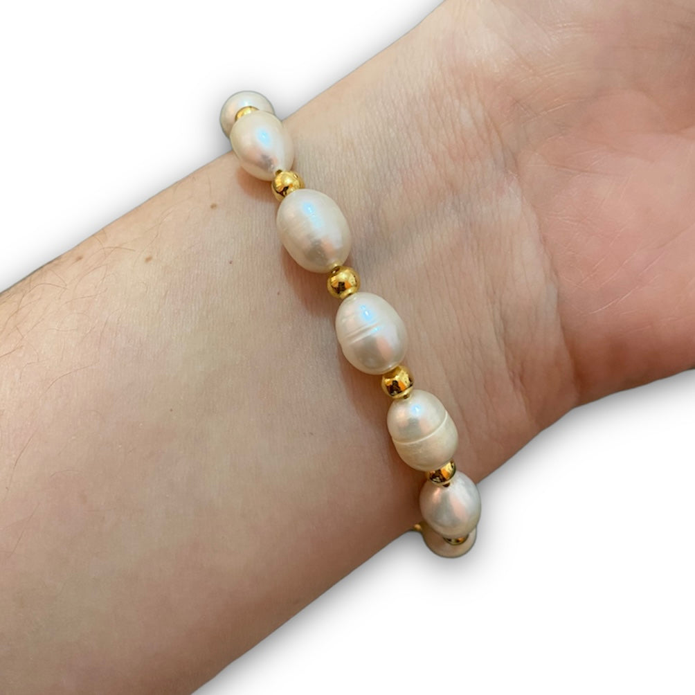 Nugget Pearl Bracelet
