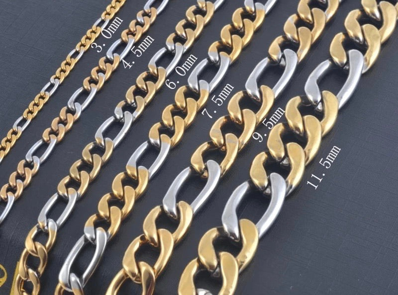 Bicolor Figaro 6mm Chain - ROCKmint