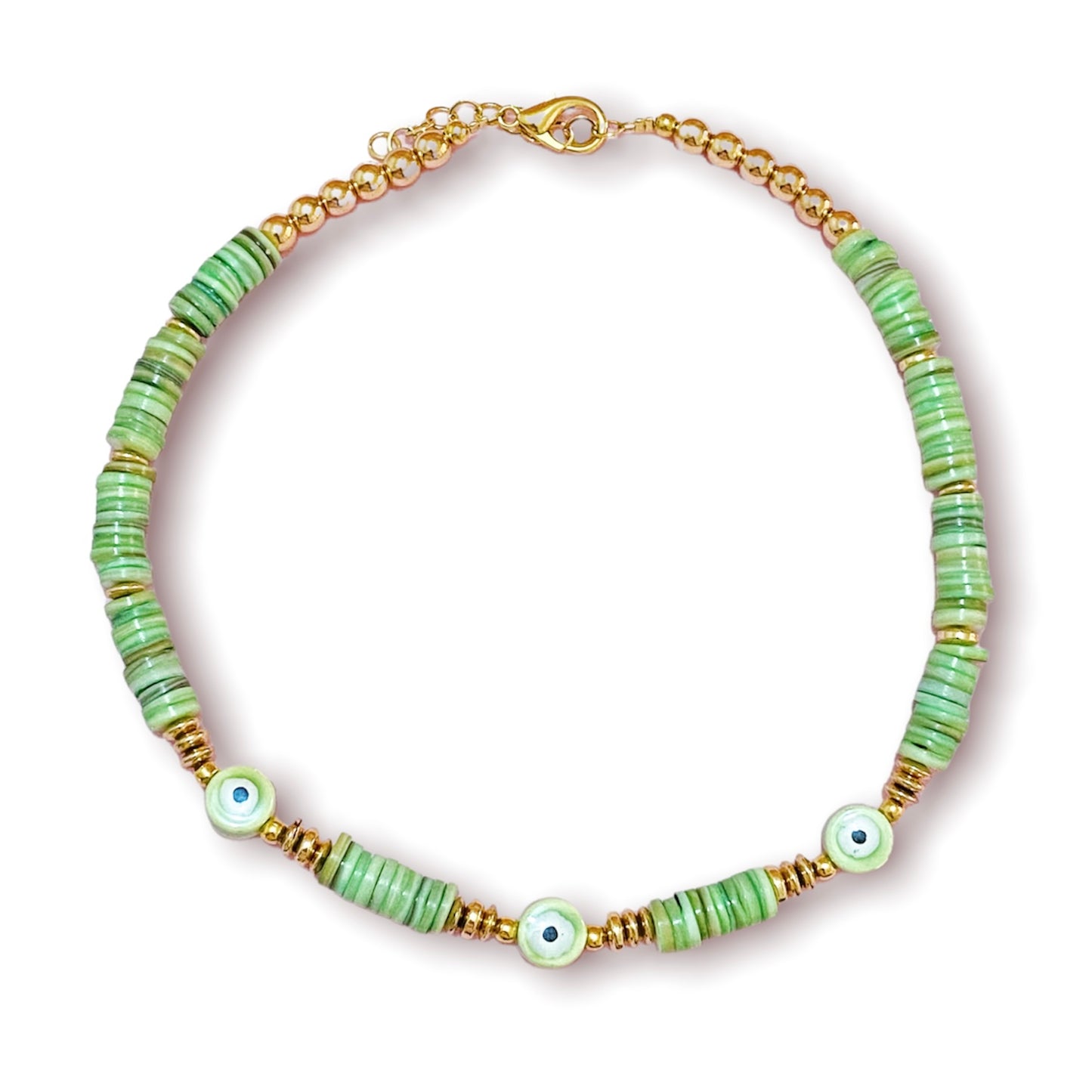 Evileye Green Pearl Necklace