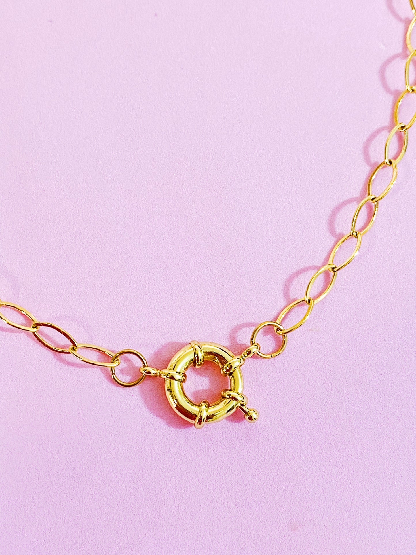 Basic Oval Chain Necklce