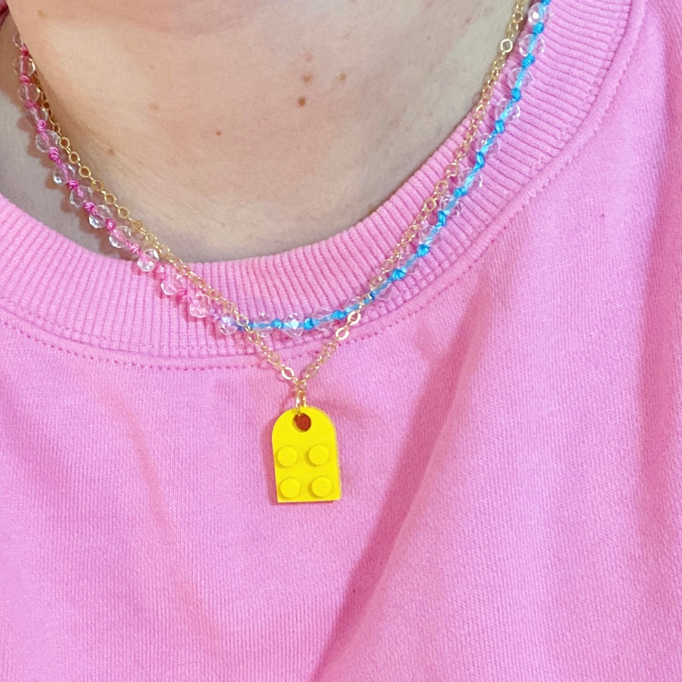 Best Friends Yellow Necklaces - ROCKmint