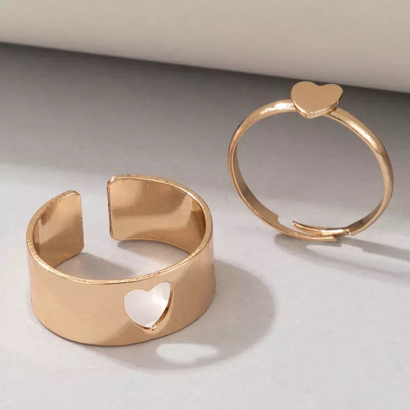 My bff Heart Rings - ROCKmint