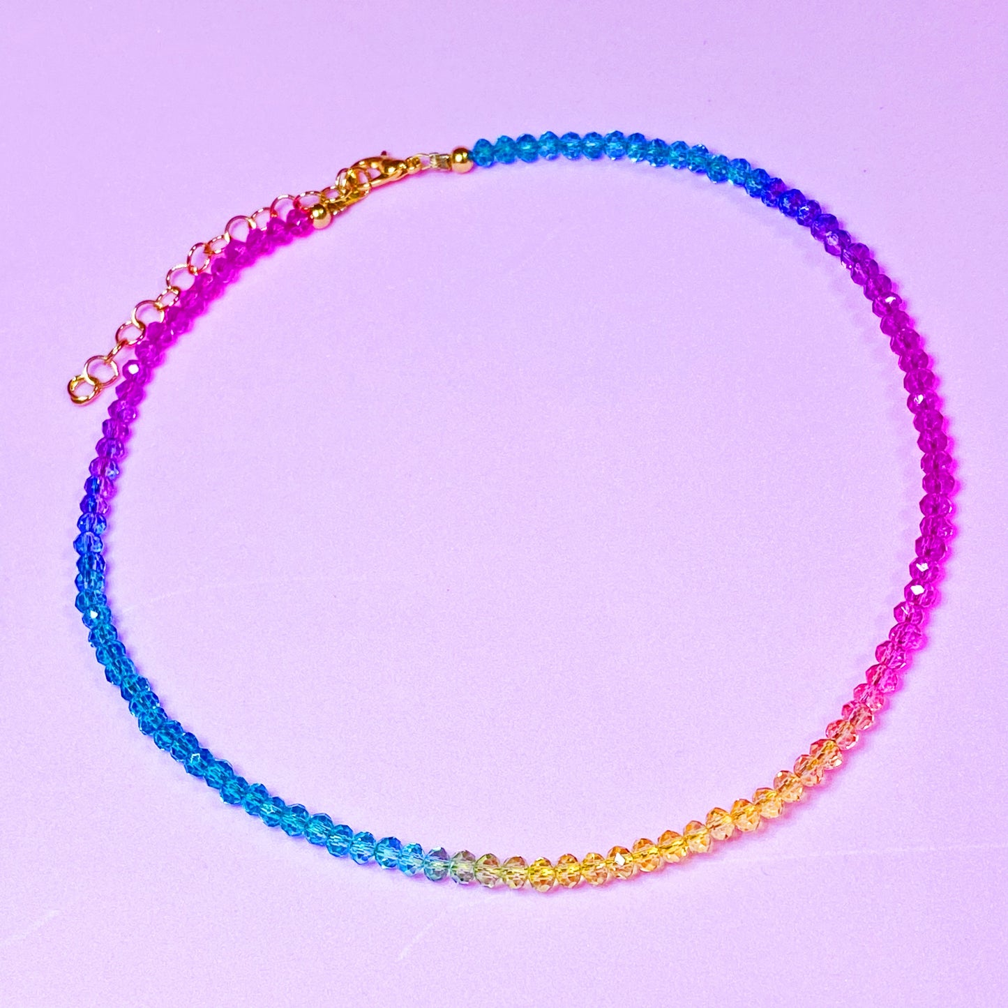 Crystal Rainbow Choker - ROCKmint