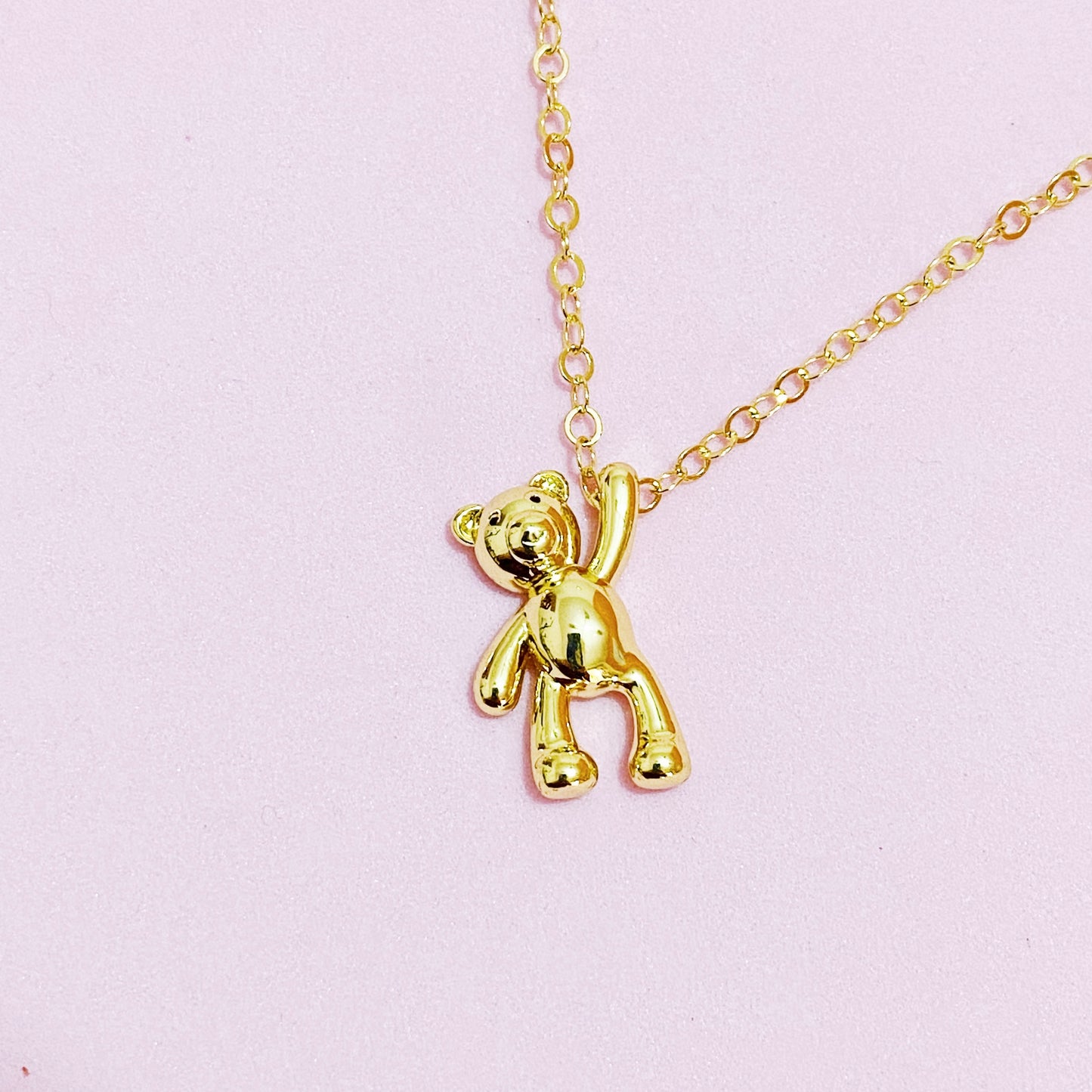 Gold Bear Necklace - ROCKmint