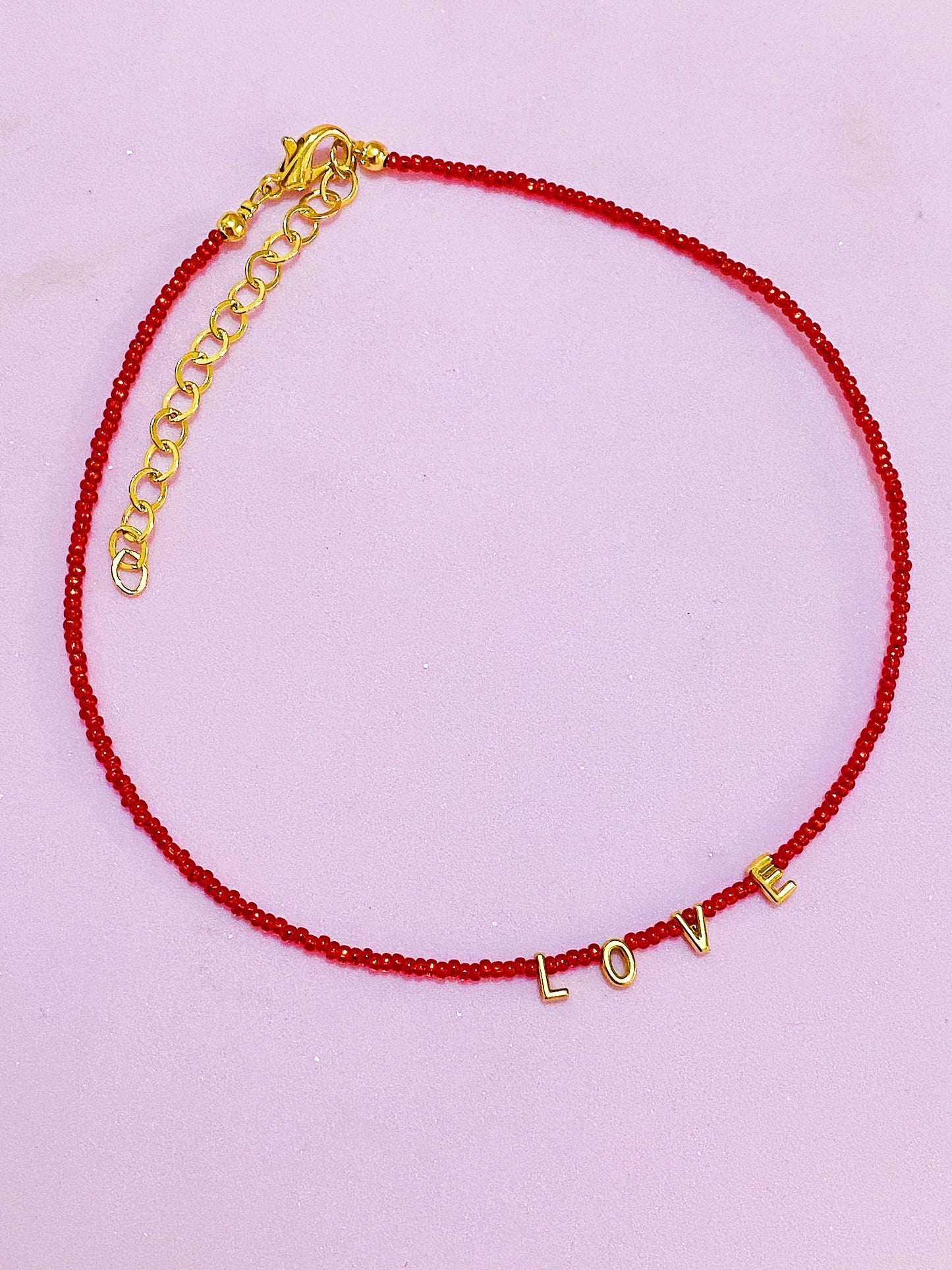 Love Red Necklace