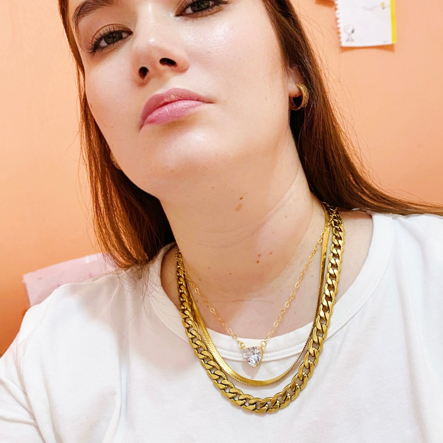 Heart Crystal Necklace