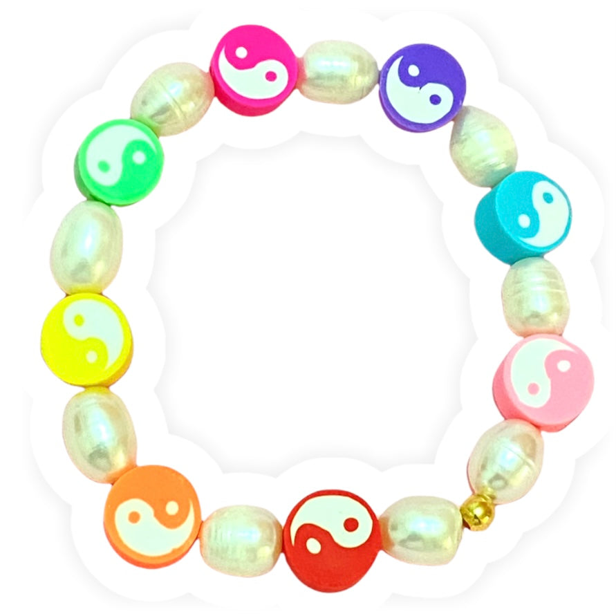 YinYang Freshwaterpearl Bracelet - ROCKmint